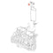 Rain Cap P270541 for CASE Harvester 2388 2588 6130 7230 AFX8010 Sprayer SPX4260 SPX4410