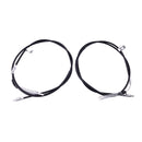 2 Pieces Rear Parking Brake Cable 15189791 for Chevrolet Silverado 1500 2500 GMC Sierra 1999-2005