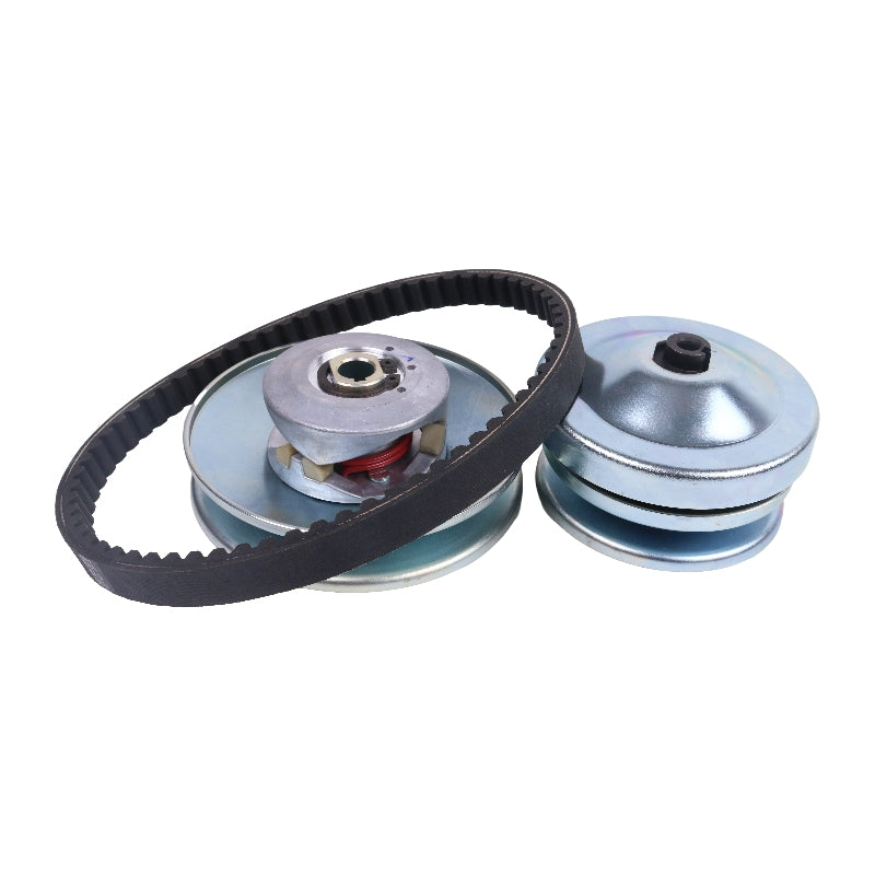 Rear Clutch Drive Pulley and Belt for Coleman Go Kart KT196 CK196 196cc Torque Converter