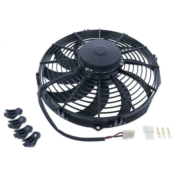 Replacement for Spal 30101522 12-Inch Medium Profile Electric Fan - Curved Blade Pull Design