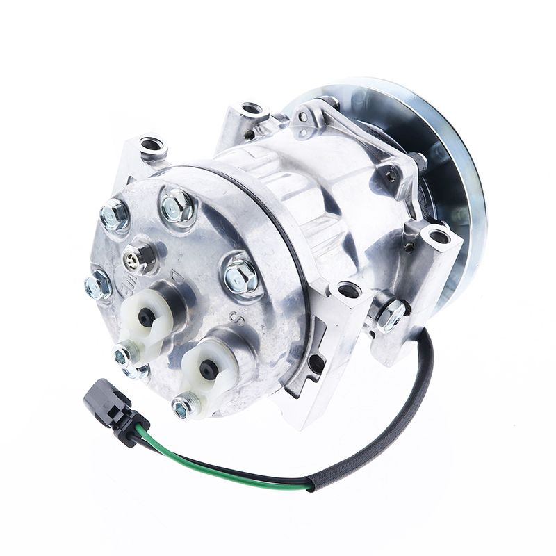SD7H13 A/C Compressor LC91V00002F1 for Kobelco SK200LC-6 ED190LC SK480LC-6E SK210LC SK160LC SK210LC-6E SK330LC-6E SK290LC SK290LC-6E SK200-6 SK250LC SK330LC