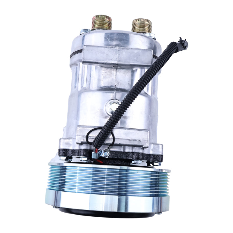 SD7H15 A/C Compressor 86993463 for CASE 1021F 1121F 6130 635 7010 7120 7130 7230 8010 8120 8230 9010 9120 9230 4430