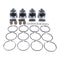 STD Piston Kit with Ring for Kubota Engine V2203 Bobcat 753C 763 773 S130 S150 S160 S185 331 334 341 5600 S175 S530 T190 T140