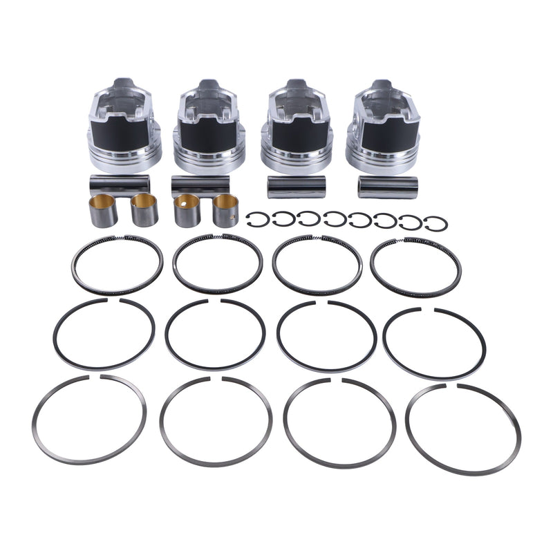 STD Piston Kit with Ring for Kubota Engine V2203 Bobcat 753C 763 773 S130 S150 S160 S185 331 334 341 5600 S175 S530 T190 T140
