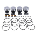 STD Piston Kit with Ring for Kubota Engine V2203 Bobcat 753C 763 773 S130 S150 S160 S185 331 334 341 5600 S175 S530 T190 T140