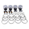 STD Piston Kit with Ring for Kubota Engine V2203 Bobcat 753C 763 773 S130 S150 S160 S185 331 334 341 5600 S175 S530 T190 T140