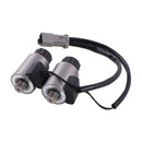 Solenoid Valve with Wires 87638868 87758223 for CASE Combine 7010 7230 7240 8010 8240 9010 9230 9240 Dozer 750K 750L 650K 850K