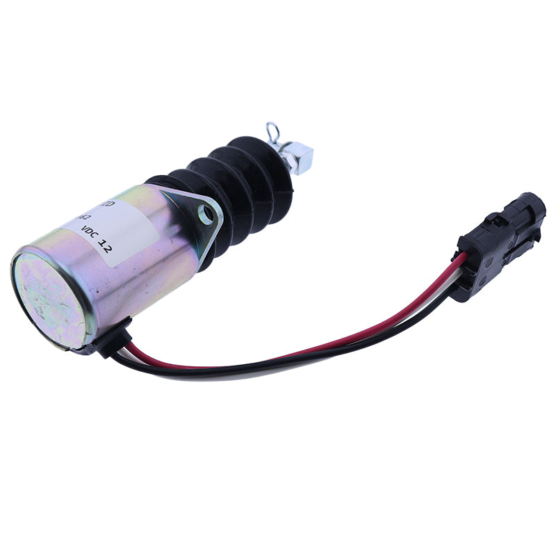 Fuel Shutoff Solenoid Valve AM124383 for Yanmar Engine 3TNE84A John Deere Mower 3215 3235 3215A 3215B 3225B 3235A 3235B