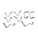 Stainless Steel Fuel Injector Line Set 97378825 97378828 for 2004-2005 GM Engine 6.6L LLY Duramax Pickup Truck Sierra 2500HD 3500HD