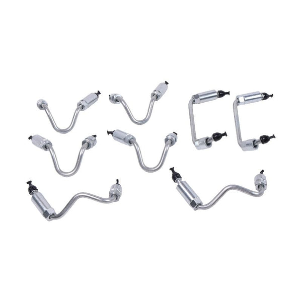 Stainless Steel Fuel Injector Line Set 97378825 97378828 for 2004-2005 GM Engine 6.6L LLY Duramax Pickup Truck Sierra 2500HD 3500HD