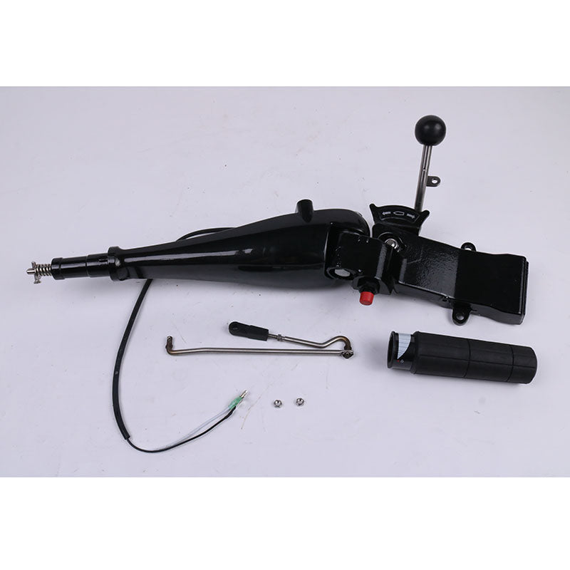 Steering Tiller Handle Assembly 697-W0084-00-4D for Yamaha Outboard 48HP 60HP E48MLHV E60MLHW E48MLHX E60MLHY