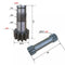 Swing Motor Pinion Shaft With Sun Shaft Gear for Kubota Excavator U17-3