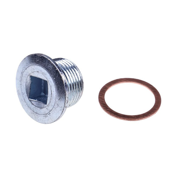 Threaded Plug With Sealing Washer 3282266 5528109 3287561 for Cummins Engine QSB5.9 ISF3.8 QSF2.8 ISB4.5 B5.9 Hyundai Loader HL730-7A HL740-9 HL760-9