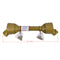 Tractor PTO Shaft Driveshaft for 1-3/8" x 6 Spline Both Ends 19.7"-23.6" Length Series 1