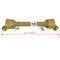 Tractor PTO Shaft Driveshaft for 1-3/8" x 6 Spline Both Ends 26.8"-35.4" Length Series 1