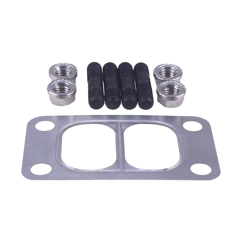 Turbo Mounting Studs Nuts With Gasket 3818823 3818824 3901356 for Cummins Engine 4B3.9 6B5.9 6C8.3 B3.3 B4.5 B5.9 B6.7 ISB5.9 ISC ISF2.8 ISL8.9 Dodge 89-07 5.9L