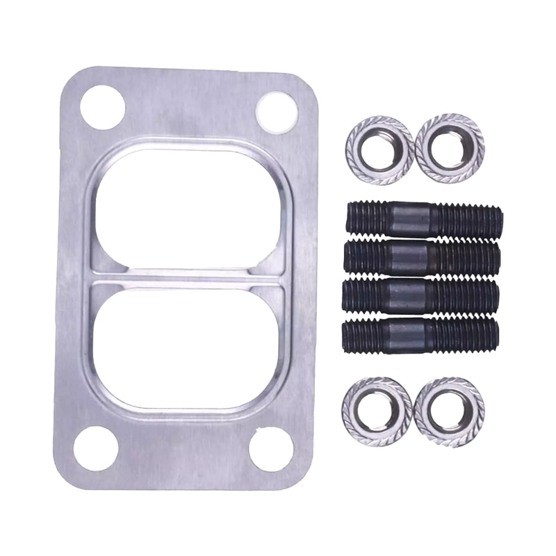 Turbo Mounting Studs Nuts With Gasket 3818823 3818824 3901356 for Cummins Engine 4B3.9 6B5.9 6C8.3 B3.3 B4.5 B5.9 B6.7 ISB5.9 ISC ISF2.8 ISL8.9 Dodge 89-07 5.9L