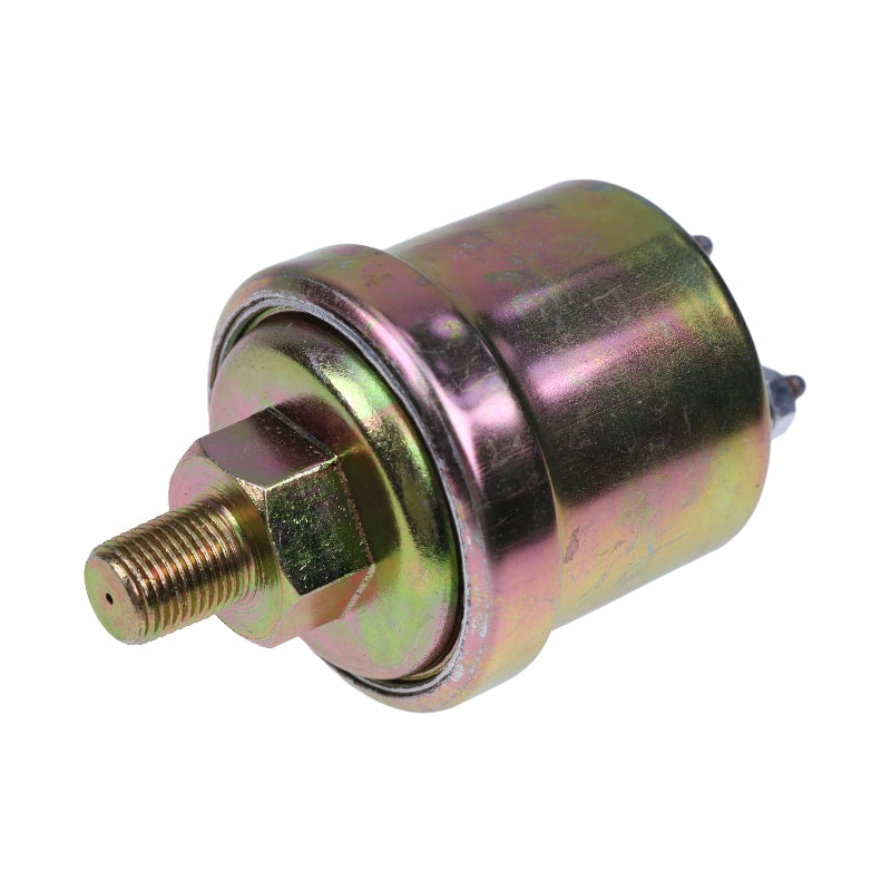 VDO Type 0-80 Psi 10-180 Ohms 1/8”-27 NPT Oil Pressure Sender With 16 Psi Low Alarm Switch