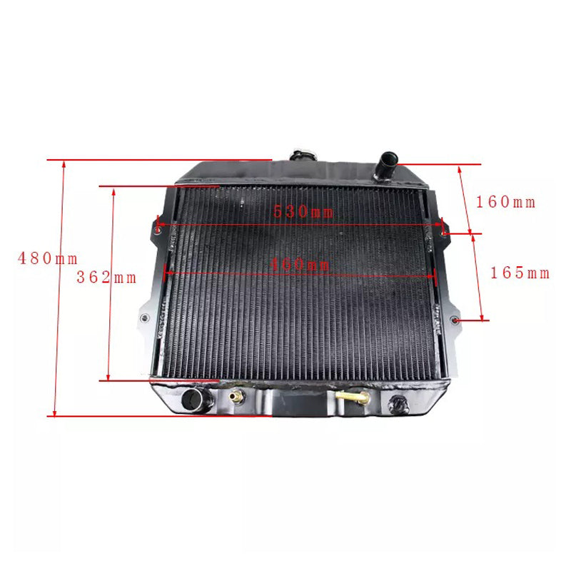 Water Tank Radiator 91601-14200 for Mitsubishi Engine S4S 4G63 4G64 Forklift FD30-35K FG30-35K FC30-35K FD30F14C FD35KAF14C FG30F14C FG30KAF13E FG35KAF13E