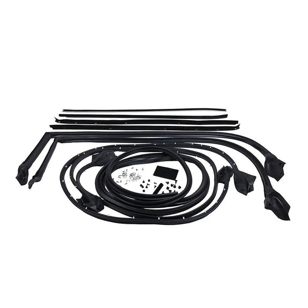 Weatherstrip Seal Kit Door Window Sweep Roofrail Trunk ‎AM-801002277 for Chevrolet 1970-1981 Camaro with Decor Trim Pontiac Firebird with Decor Trim
