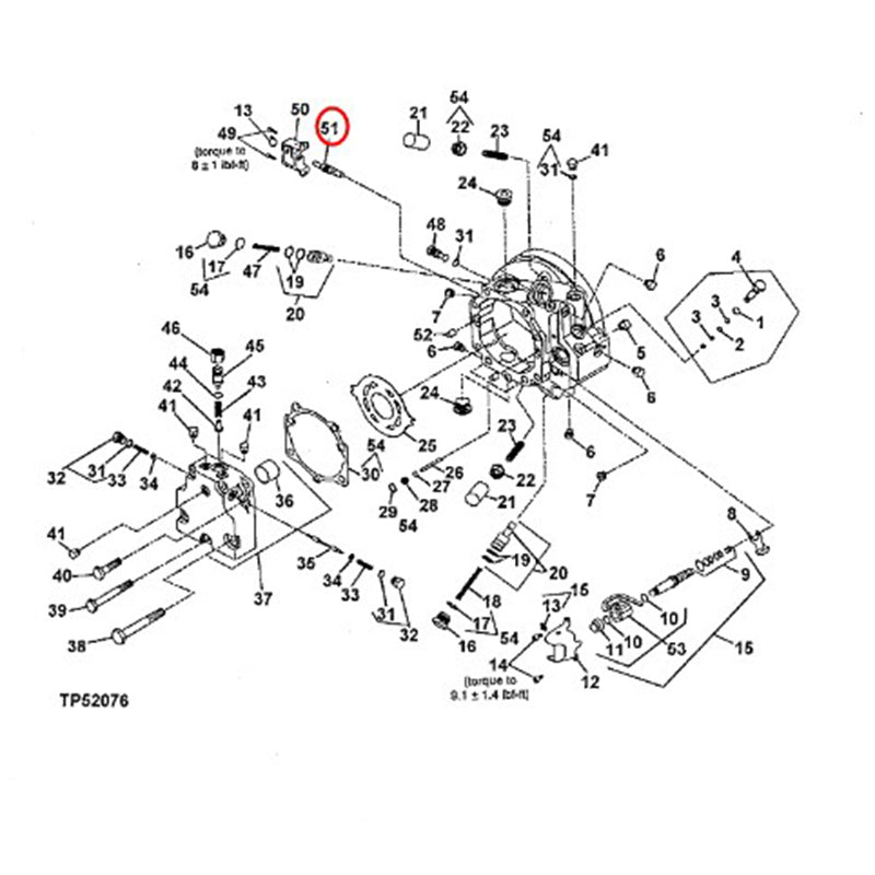 Wheel Speed Sensor AT220042 for Hitachi Dozer DX75M-D