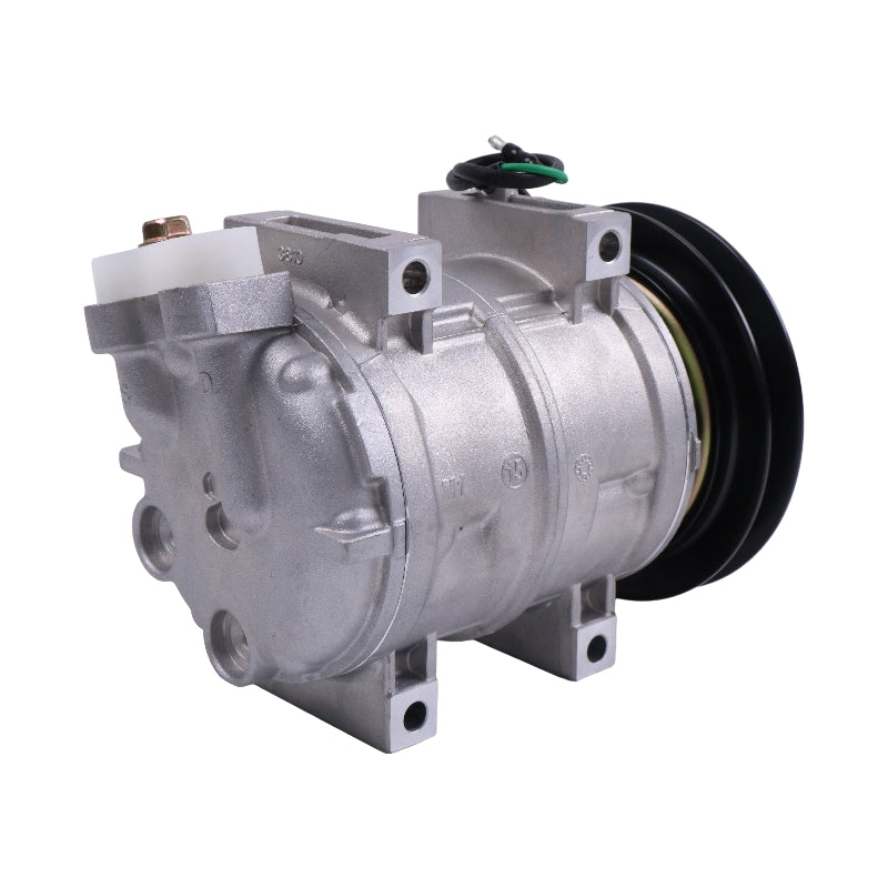 Zexel DKS15CH Air Conditioning Compressor 4456130 for Hitachi Excavator ZX125US ZX135UR ZX75UR ZX225US ZX225USR