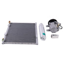 A/C Compressor RD451-93900 & Expansion Valve T1275-72170 & Receiver Drier 3P999-00230 & Condenser T1275-72220 for Kubota Tractor L3560 L4060 L4240