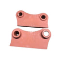 A Pair Bucket Attachment Ear Weld on 45mm 10-1/4" C-C for Caterpillar CAT Excavator 305 306