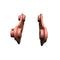 A Pair Bucket Attachment Ear Weld on 45mm 10-1/4" C-C for Caterpillar CAT Excavator 305 306