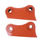 A Pair Bucket Attachment Ear Weld on 50mm 12" C-C for Caterpillar CAT Excavator 308