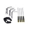 Adjustable Gland Nut Wrench 1266 & Hydraulic Cylinder Piston Rod Seal U-cup Installation Tool Kit Set J05321 for Most Farm and Construction Equipment