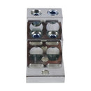 Aftermarket Brumall 600T-4 Aluminum Mechanical Lug 600MCM-2 4 Barrel 2-Hole Electro-Tin Plat