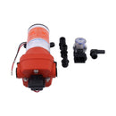 12V 4-chamber Diaphragm Pump - Replaces Seaflo SFDP1-045-040-41 Flojet 04325143A