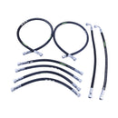 Boom & Bucket Cylinder Hose Kit 7J303-76610 75535-66620 7J999-95562 for Kubota Front Loader LA350A LA401 LA402 LA402-1