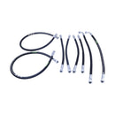 Boom & Bucket Cylinder Hose Kit 7J303-76610 75535-66620 7J999-95562 for Kubota Front Loader LA350A LA401 LA402 LA402-1