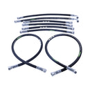 Boom & Bucket Cylinder Hose Kit 7J303-76610 75535-66620 7J999-95562 for Kubota Front Loader LA350A LA401 LA402 LA402-1