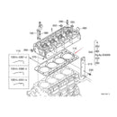 Cylinder Head Gasket 1G514-03614 for Kubota Engine V3800 Tractor M8560HD M9540F-1 M9960HD Loader SVL90-2 SVL95-2S SVL97-2C