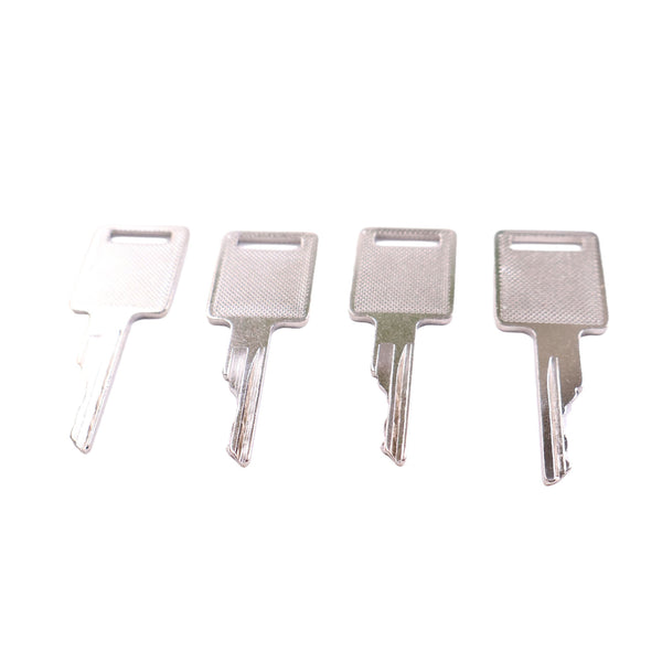 4 PCS D250 Ignition Keys replaces Case A77313 Bobcat 6693241 Ingersol-Rand 58917261 JLG 58322 Terex 714602