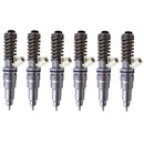 6 Pieces Fuel Injector RE533608 RE533501 SE501959 for John Deere Engine 6135 6090 Tractor 9330 9430 9530 9630 9430T 9460R 9510R 9520R 9530T