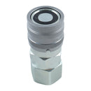 3/4In Body 3/4 SAE Female Flat Faced Coupler 7246790 for Bobcat Excavator 319 320 321 322 323 324 325 328 329 331 334 335 418 425 428 430 435