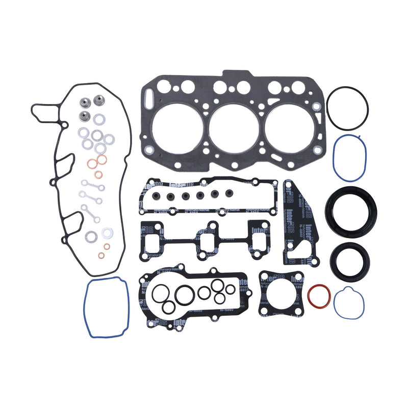 Overhaul Gasket Kit YM119717-01330 for Komatsu Engine 3D76E-6 3D76E-5N-BA Excavator PC20MR-2 PC22MR-3 PC26MR-3