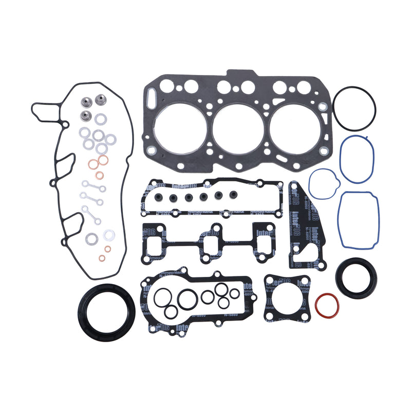 Overhaul Gasket Kit YM119717-01330 for Komatsu Engine 3D76E-6 3D76E-5N-BA Excavator PC20MR-2 PC22MR-3 PC26MR-3