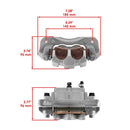 Front Left & Right Brake Caliper 43080-0221 43080-0222 for Kawasaki UTV Teryx KRX1000 KRF1000 2020-2026