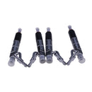 6 PCS Fuel Injector 107-3651 10R-7589 for Caterpillar CAT Engine 3046 Loader 933 933C Tractor D3C D4C