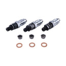 3Pcs Fuel Injector 16001-53904 for Kubota D722 D782 D902 Z402 Z482 Z602 Engine