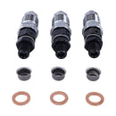 3Pcs Fuel Injector 16001-53904 for Kubota D722 D782 D902 Z402 Z482 Z602 Engine