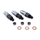 3Pcs Fuel Injector 16001-53904 for Kubota D722 D782 D902 Z402 Z482 Z602 Engine