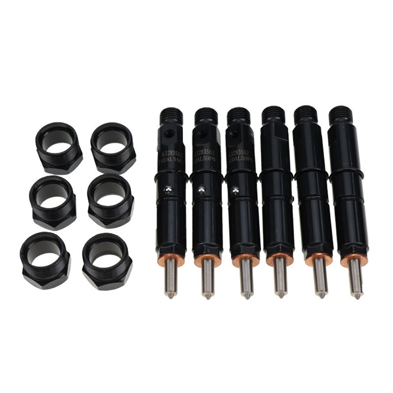 6 Pieces Fuel Injector 3283562 for Cummins Engine 6B 6BT 6BTA 6B5.9 IS ...