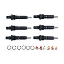 6 Pieces Fuel Injector 3283577 3929492 for Cummins Engine 6B 6BT 6BTA 6B5.9 ISB ISBE QSB6.7