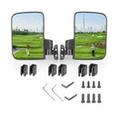 Golf Cart Mirror No Drilling Side Mirrors Universal for Yamaha Club Car EZGO